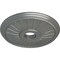 Ekena Millwork Berkshire Ceiling Medallion (Fits Canopies up to 6 3/8"), 20 1/8"OD x 3 7/8"ID x 1 7/8"P, Silver CM20BE1SLS - alternate 4